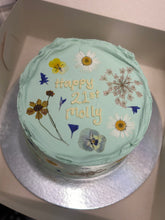 Load image into Gallery viewer, Pressed Floral Cabinet Cake