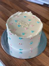 Load image into Gallery viewer, Mini Heart Cabinet Cake - Gender Reveal