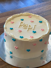 Load image into Gallery viewer, Mini Heart Cabinet Cake - Gender Reveal