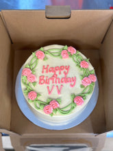 Load image into Gallery viewer, Tiny Rose Garland Cake