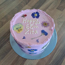 Load image into Gallery viewer, Pressed Floral Cabinet Cake