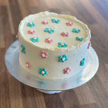 Load image into Gallery viewer, Mini Daisy Cabinet Cake - Gender Reveal