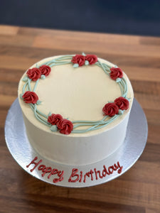 Tiny Rose Garland Cake
