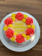Load image into Gallery viewer, Rose Wreath Cake
