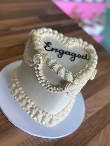 Heart Shaped Lambeth Cake