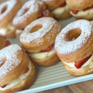 Strawberries and Cream Donut 4 pack