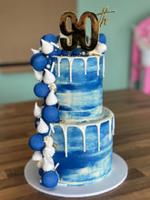 Load image into Gallery viewer, Two Tier Waterfall Drip Cake
