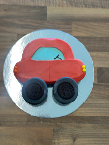 Car. Pull-a-part cupcake cake!