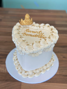 Heart Shaped Lambeth Cake