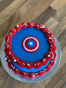 Captain America Cabinet Cake