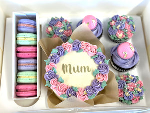 Macaron, Mini Cake and Cupcake set - Personalised