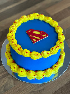 Superman Cabinet Cake