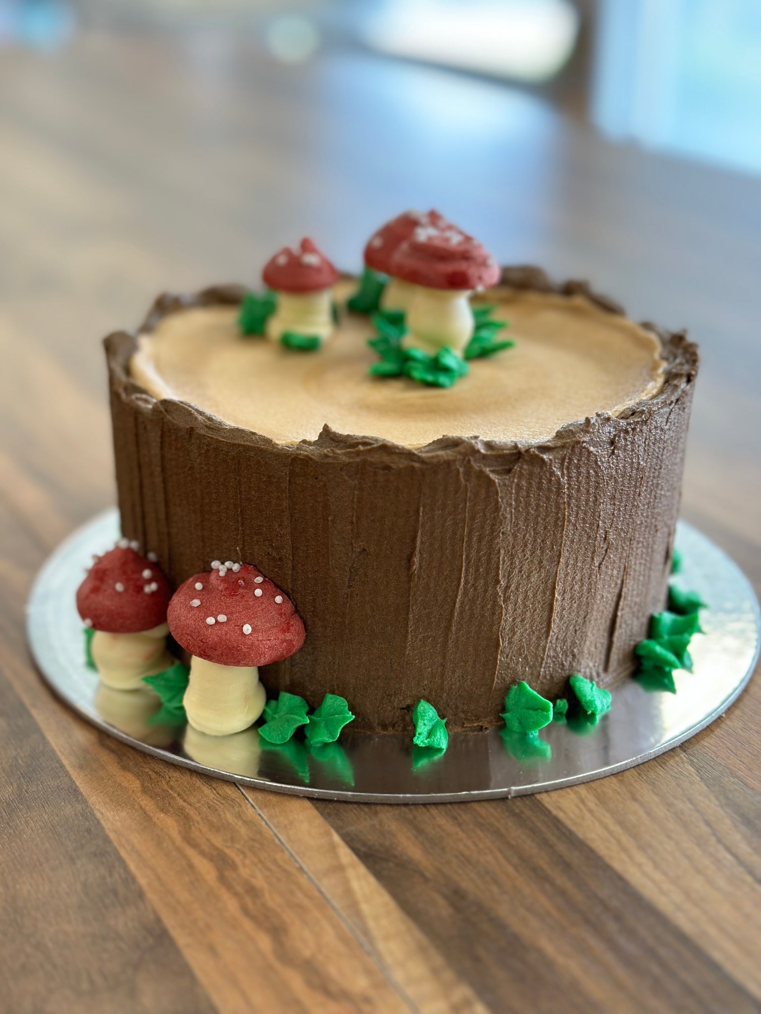 Toadstool Cake Tutorial Tiny toadstool cake – This Little Cakery