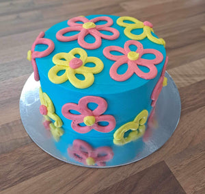 Retro Flower Cake