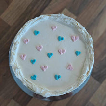 Load image into Gallery viewer, Mini Heart Cabinet Cake - Gender Reveal
