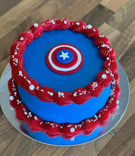 Load image into Gallery viewer, Captain America Cabinet Cake
