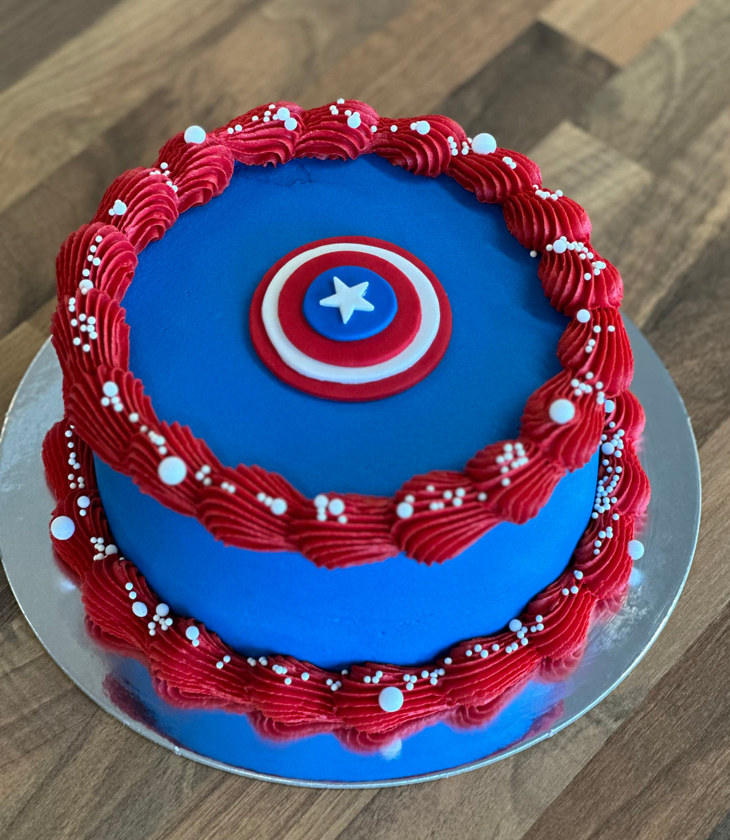 Captain America Cabinet Cake