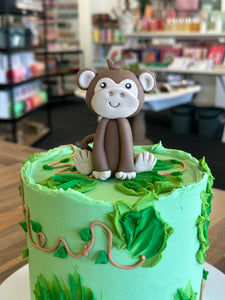 Monkey - Fondant Cake Topper