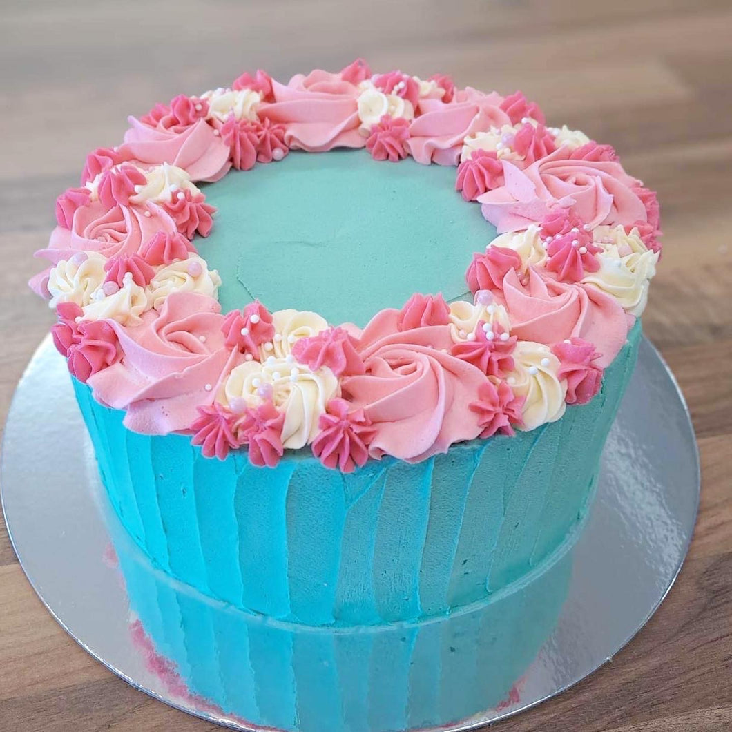 Rose Wreath Cake