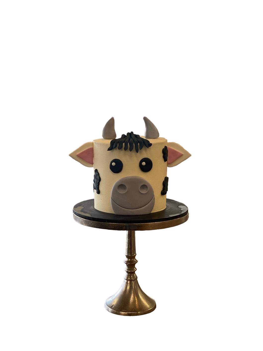 Adorable Cow Cake | Cute Cow Cake | Farm Animal Cake - YouTube