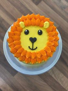 Lion Face Cake