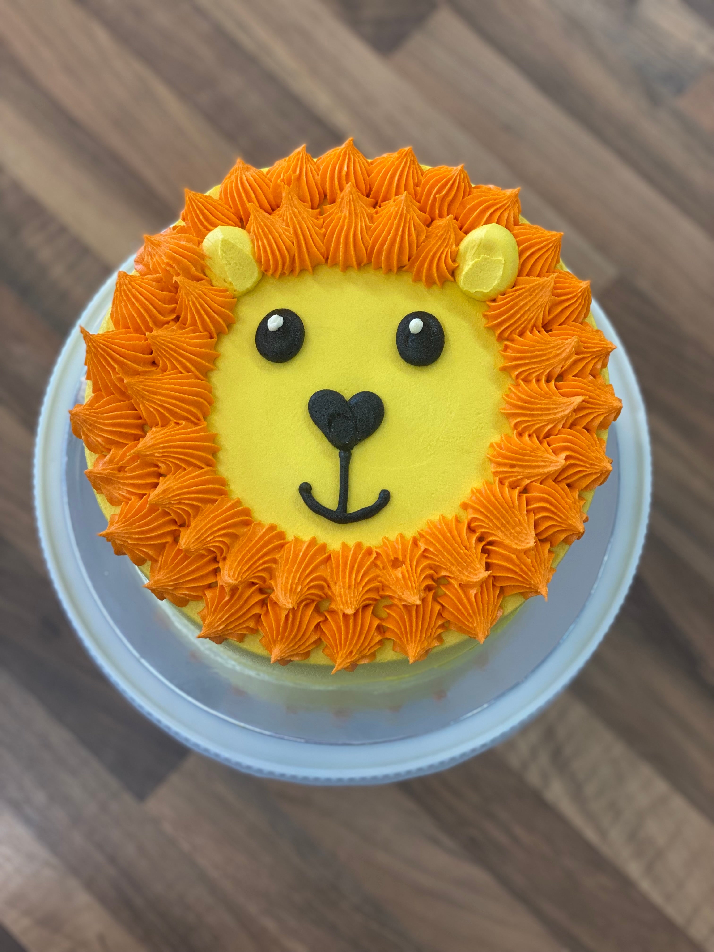 Kids Lion Cake 1/2 Kg - BT | Baker'z Tree Chandigarh